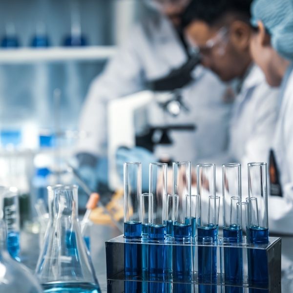 medical professionals examining a tissue sample in a lab medical professionals examining a tissue sample in a lab