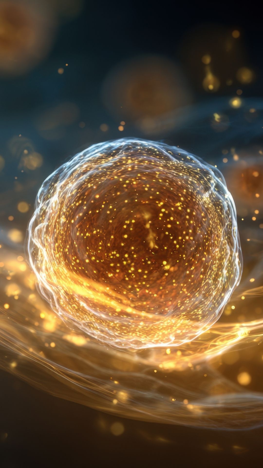 graphic showing a regenerated cell after receiving treatment